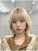 くびれボブ/レイヤーボブ/ハイトーン