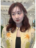 リコバイアフロート(riko by afloat)&nbsp;ミディアムレイヤー/チェリーレッド/暖色カラー