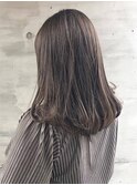20代30代40代50代韓国グレージュロングボブ