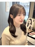 オトナ可愛いを叶える/ミディアム/顔周りカット/顔周りレイヤー