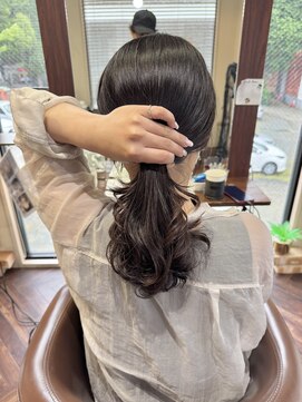 ビール 今泉店(BEER) 【BEER 山崎雄太朗】本当にコテ巻きなし!結んだだけで映える!