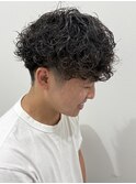 メンズマッシュパーマニュアンスパーマシャドウパーマ刈り上げ