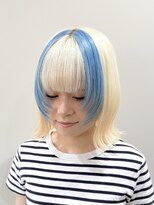 アン(Hair make un)&nbsp;【デザインカラー×ウルフ】