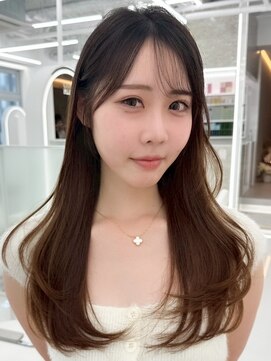 コア プラス 立川(COA PLUS) 韓国風レイヤーカット髪質改善ダブルカラーハッシュカット