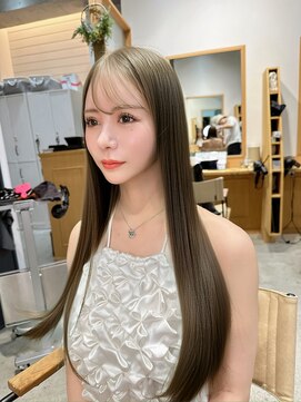 ユアーズヘア 日吉店(youres hair) シンプルだから美しい 涼風ストレートヘア 髪質改善ストレート