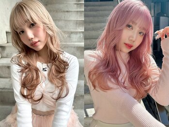 ラニヘアサロン(lani hair salon)の写真/ダメージレスケアブリーチ/トレンドと色落ちを計算したカラー技術で理想が叶う♪［天神大名/ブリーチ］