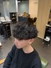 メンズカット＋シャドウパーマ　12500