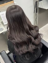 ラピステン 福岡天神 大名店(Lapis) エクス/学生◎暗髪ロング/ラベンダーグレー/グレー/グレージュ