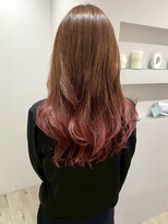 ロジェブルー(Rosier Bleu) 【毛先カラー】ブラウン×ピンクカラー!