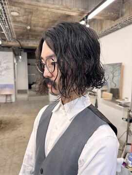 シアー(siar) メンズボブ メンズロング ボブパーマ