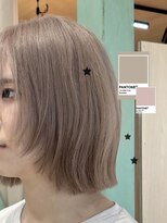 ディッセンバー 伊勢崎(December) レイヤーカット/グレージュ/レイヤーボブ/ミルクティーベージュ