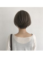 アンリエラ(Unliera)&nbsp;20代30代40代/大人ショートヘア/透明感グレージュ/松山市美容室