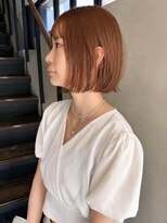 ヘアー アイス ルーチェ(HAIR ICI LUCE)&nbsp;ハニーベージュ/ブリーチなし/レイヤーボブ/ボブ/堀場