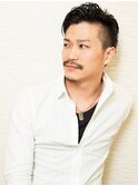 Nabツーブロックワイルドメンズベリーショート