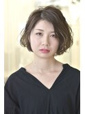 【adorable】大人抜け感ヌーディー☆ウェットウェーブボブ