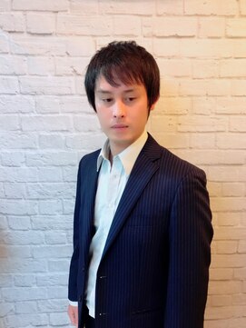 ヘアサロン 銀座マツナガ新宿店(hair salon) もみあげ 襟足 残しめミディアムショートヘアー