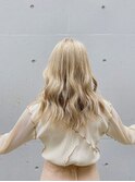 【flamme】ホワイトイエローブロンド