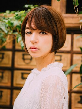 ナウラ(Naurra) ナチュラルグラデーションボブ/20代/30代/40代/倉敷水島