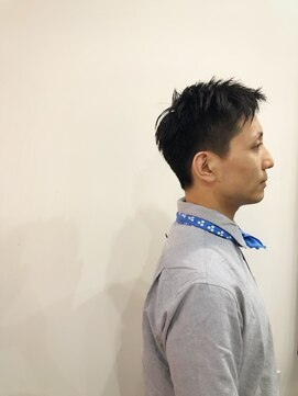 ウィ ラグゼ 北千住店(Oui luxe) ド直毛メンズショート◎ 【 ストレートアップバング 】