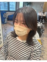 コワファーストナガサキシャンプーボーイ(COIFF1RST NAGASAKI SHAMPOO BOY)&nbsp;【韓国ヘア】ミディアムくびれヘア！