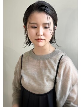 エル セルカ 高田馬場(el CERCA) グレーアッシュ×ニュアンスかきあげhair