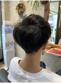癖を活かしたメンズショートスタイル