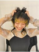 さりげなくポイントカラー