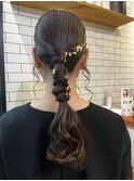 結婚式ヘアセット