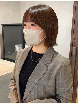 ソイデュエ 梅田(soi due) 切りっぱなしボブ