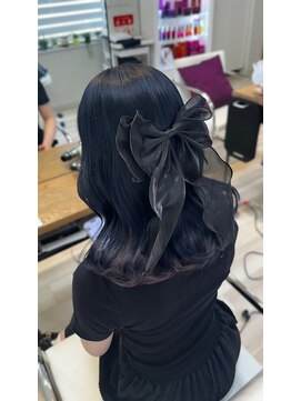 イニシエート イオン帯広店(Initiate) 『ネイビー×ラベンダーパール』