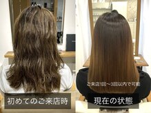 美髪専門サロン バイ マイル(美髪専門サロン by mile)の雰囲気（ブリーチ履歴の縮毛矯正もお任せください【縮毛矯正/髪質改善】）