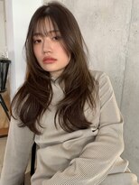 クラフト ヘア デザイン(CRAFT HAIR DESIGN)&nbsp;ハッシュレイヤーロング / くすみラベンダーベージュ