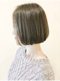 【morio成増/一戸】ナチュラルボブオリーブカラー