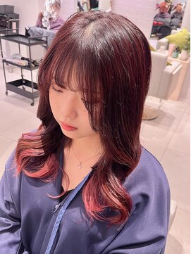 ステア ケース(stair case) 髪質改善インナーカラー