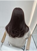 艶髪レッドブラウン×大人レイヤーカット【福田れん】