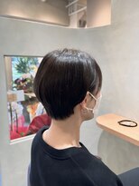 ペブル(pebble)&nbsp;ショート／耳掛けショート/ショートボブ/髪質改善/明石/大久保