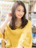 大人美人マロンベージュ透明感エアストレートh4志木20代30代40代