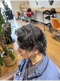 メンズウルフパーマ