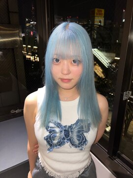 ベレーザ 渋谷(BELEZA) 15588ブリーチ＆ダブルカラー渋谷ブルーカラーホワイトアッシュ