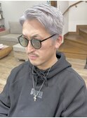 【青木陽典】シルバー/ホワイトシルバー／グレー/ブリーチ