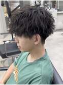 ソフトツイストスパイラル/刈り上げマッシュ/八王子/メンズ