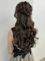 ミーナ バイ アーバン(Meena by urban.)&nbsp;ヘアセット × ハーフアップ