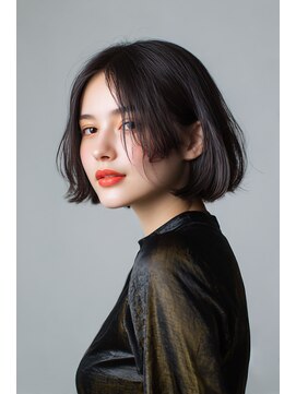 ロッソ ヘアアンドスパ 谷塚店(Rosso Hair&SPA) 丸みボブ