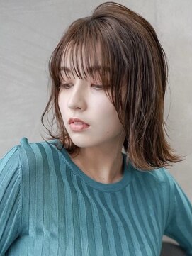 ギークス(GEEKS) 【GEEKS渋谷】外ハネボブ/レイヤーボブ/冬カラー/ココアブラウン