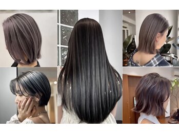 髪質改善&ハイライト　ras. Hair Design【2/5 NEW OPEN（予定）】の写真/【大人女性の髪悩みを解決】白髪カバーもオシャレに♪海の見える贅沢空間で叶えるワンランク上の仕上がりを