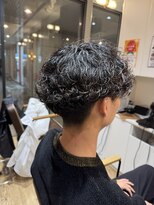 アメラボ 平針店(AmeLab) 【波巻きパーマで作るスペインカール】山本凌也