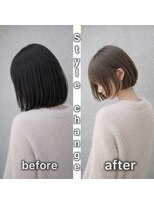 エイミーバイアフロート(amie  by afloat)&nbsp;丸みで魅せる洗練ショートボブ