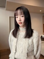 ネロ ヘアサロン ネイビー 渋谷(NERO HAIRSALON NAVY)&nbsp;【赤津美奈】ブリーチなしダークブラウン　ミディアムレイヤー
