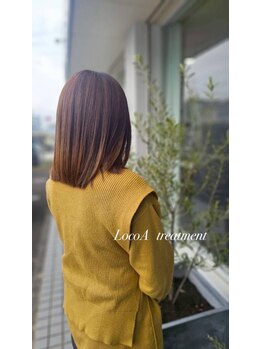 ロコア(LocoA)の写真/≪乾かすだけで決まる感動のstyleに≫計算されたカットで、毎日続く扱いやすさと美しいフォルムを叶えます!