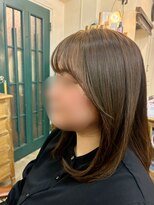 ソレイユ 新宿御苑前 (SOLEIL) 流れる前髪×王道ベージュ